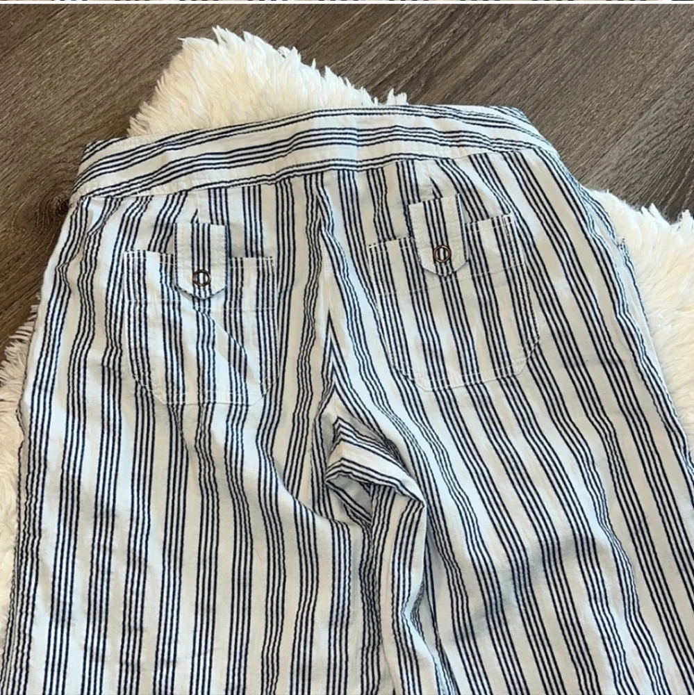 Londen Chino Low Rise Striped Pants Size 8 - Picture 4 of 4